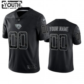 Maillot Jacksonville Jaguars Custom Noir Reflective Limited - Enfant